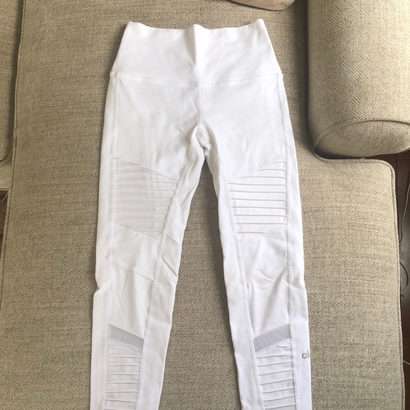 High Waisted Alo Moto Legging - Picture 3 of 8